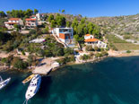 Waterfront villa on Brac island with Mediterranean view