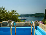 View on Lokrum island from the pool of this Dubrovnik villa 