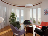 Salon in the design luxury villas in Dubrovnik