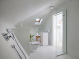 En-suite bathroom of the attic bedroom of this five stars Dubrovnik villa