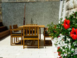 Pool area of this five stars villa in Dubrovnik