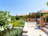 Garden and pool area in Ciovo luxury villa