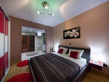 Bedroom in the first floor apartment in Ciovo luxury villa 