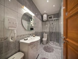 Bathroom in ground floor room in this luxury villa on Ciovo Island near Trogir