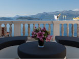 The view on the sea and mainland is also open from the terrace of the luxury villa on Lopud in Dubrovnik 