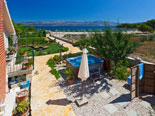 Villa has stunning views on the Adriatic Sea and mountains on mainland  