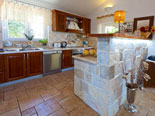 Kitchen in Dalmatian villa on Brač Island 