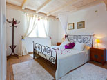 Double bedroom in holiday villa on Brač Island 