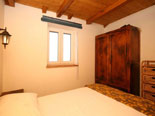 Another view on the double bedroom in the holiday house on Brač Island