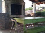 Covered BBQ kitchen in the Brač house