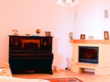 Living room in villa in Ičići