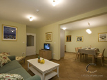 Living room and kitchen in holiday rental villa with pool in Hvar - Dalmatia - Croatia