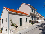 Outside of the quality holiday rental villa in Povlja on Brač Island in Dalmatia