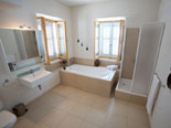 Upstairs bathroom in house for rent on Hvar island