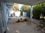 Downstairs terrace in Hvar holiday house