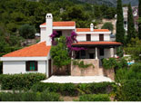 Front view on high quality villa on Makarska riviera