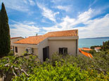 View on the sea from the villa in Baska voda on Makarska riviera 