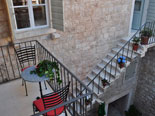 Stairs and balcony in Omiš holiday house