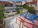 Terrace on the first floor in the villa