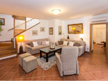 Living room in the 16th century Dubrovnik holiday villa for rent  