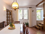 Other view on the dining area in the 16th century villa in Dubrovnik