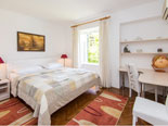 First double bedroom on the first floor of this Dubrovnik holiday villa 