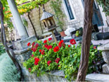 Detail form the courtyard in front of this Renaissance villa in Dubrovnik