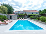 View from the pool cottage on this Dubrovnik holiday villa