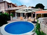 Stone holiday villa with swimming pool on Hvar Island