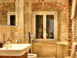 En-suite bathroom of this bedroom in luxury apartment in Split