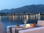 Restaurant view from five stars Hotel Croatia in Cavtat - Dubrovnik