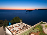 Sunset view from the five stars Hotel Dubrovnik Palace