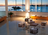 Sunset lounge in the five stars Hotel Dubrovnik Palace