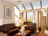 Vip suite living room in luxury five stars hotel Atrium in Split Croatia