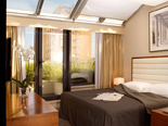 Vip suite room in luxury five stars hotel Atrium in Split Croatia