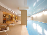 Indoor pool in luxury five stars hotel Atrium in Split Croatia