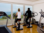 Fitness centre at the five stars Kempinski Hotel Adriatic Istria Croatia