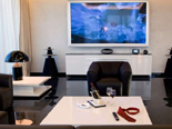 Black Presidential suite living room at the five stars Kempinski Hotel Adriatic Istria Croatia