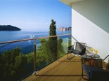 Deluxe room terrace in luxury Hotel Villa Dubrovnik in Croatia