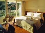 Royal suite bedroom in luxury Hotel Villa Dubrovnik in Croatia
