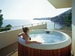 Royal suite terrace jacuzzi in luxury Hotel Villa Dubrovnik in Croatia