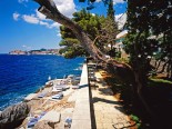 View on Dubrovnik Old City walls from luxury Hotel Villa Dubrovnik