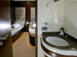 Azimut 80 bathroom - luxury motor yacht for charter Croatia in Sibenik and Dalmatia 