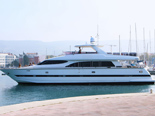 Elegance 82 is a  luxuy yacht for charter in Croatia 