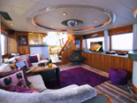 Interior of this yacht for charter in Croatia has been renovated and continues to give the luxurious experience.