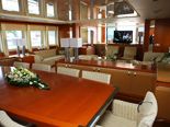 Master salon on luxury yacht for charter - 6 cabins / sleeps 12 