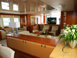 Master salon on luxury yacht for charter - 6 cabins / sleeps 12 