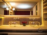 Luxury master cabin bathroom on the exclusive 50 m mega yacht for charter in Croatia based in Split