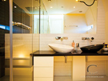 Twin cabin bathroom on the luxury mega yacht for charter in Croatia based in Split