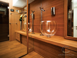 Sauna on the luxury charter mega yacht in Croatia based in Split